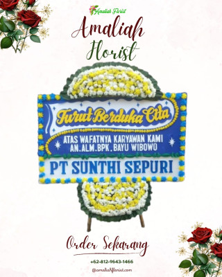 Papan Bunga Duka di Pasir Muncang