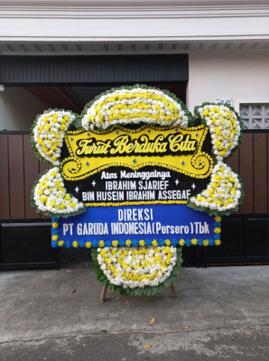 Papan Bunga Duka di Pasir Muncang