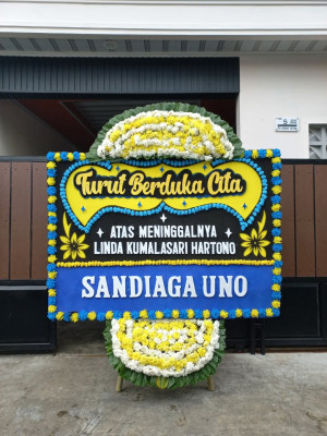 Papan Bunga Duka di Pasir Muncang